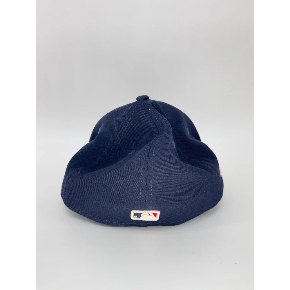 New Era Texas Rangers 59FIFTY Fitted Hat 7 1/8 Navy Blue MLB Cap TX Logo